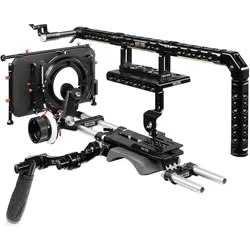 Shape Sony FX9 Baseplate, Cage, Top Handle, Long VF, 4x5.6 Matte Box, Follow Focus Pro, Digitalkamera Zubehör