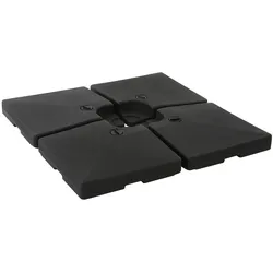 Décoshop26 - Sonnenschirmständer befüllbare Halterung 124 kg 4 Module 04_0003904