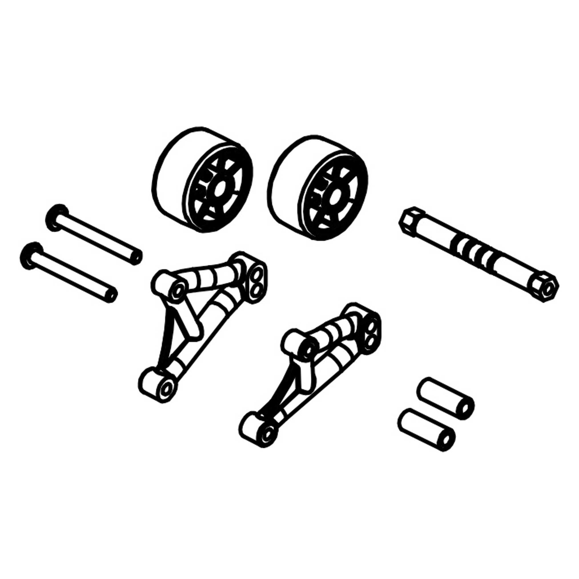 Absima Wheelie Bar Set (1610146)