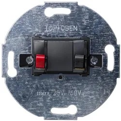 Siemens Einsatz Lautsprecher Delta Schwarz 5TG2467-2, Lautsprecher Bauteile, Schwarz