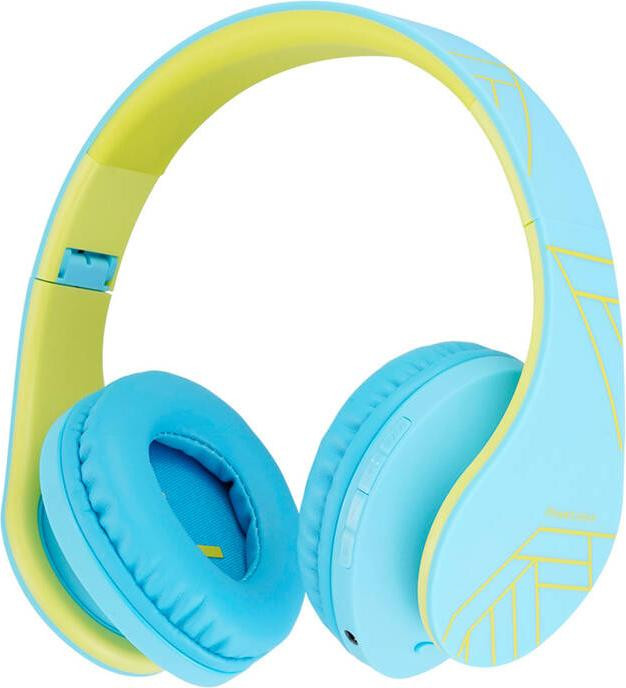 PowerLocus Hoofdtelefoon - Blauw/Groen - pwl-p2kids-bluegreen