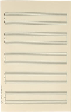 Star Sheet Music Paper Piano Oktav