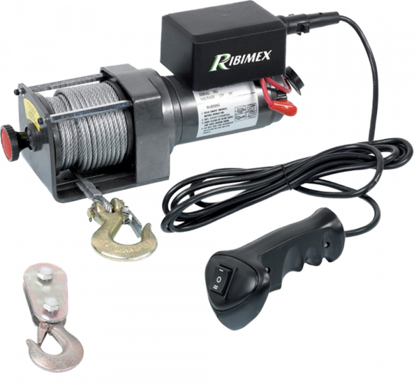 Ribimex PE12V/2500 - Treuil électrique a batteria 12V - 3 HP