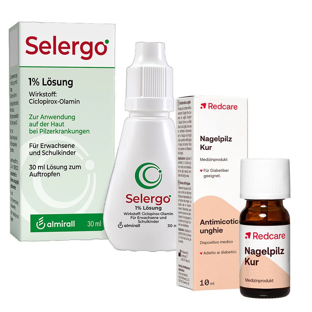 Selergo 1% Lösung + Redcare Nagelpilzkur 30+10 ml