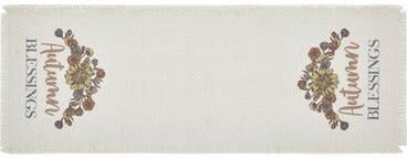 VHC Brands Bountifall Autumn Blessings Runner 12x36