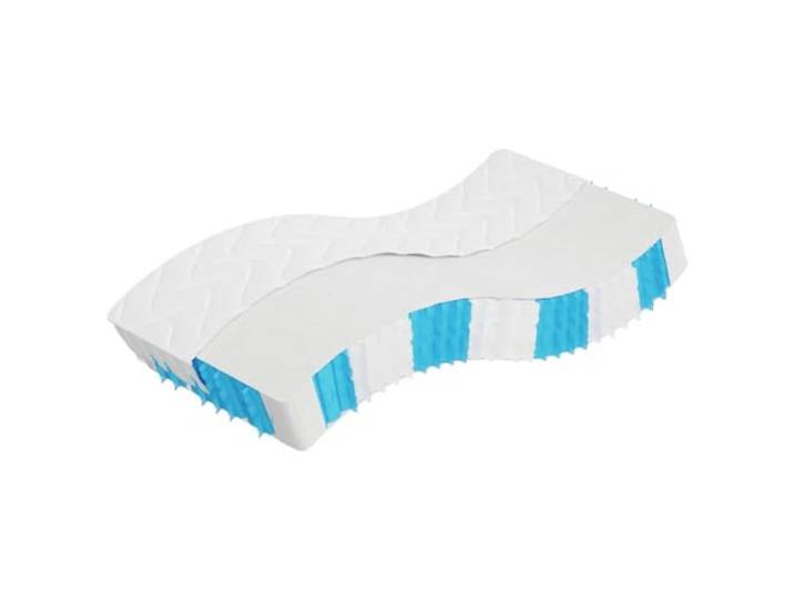 vidaXL Pocketveringmatras middelhard-hard 90x200 cm