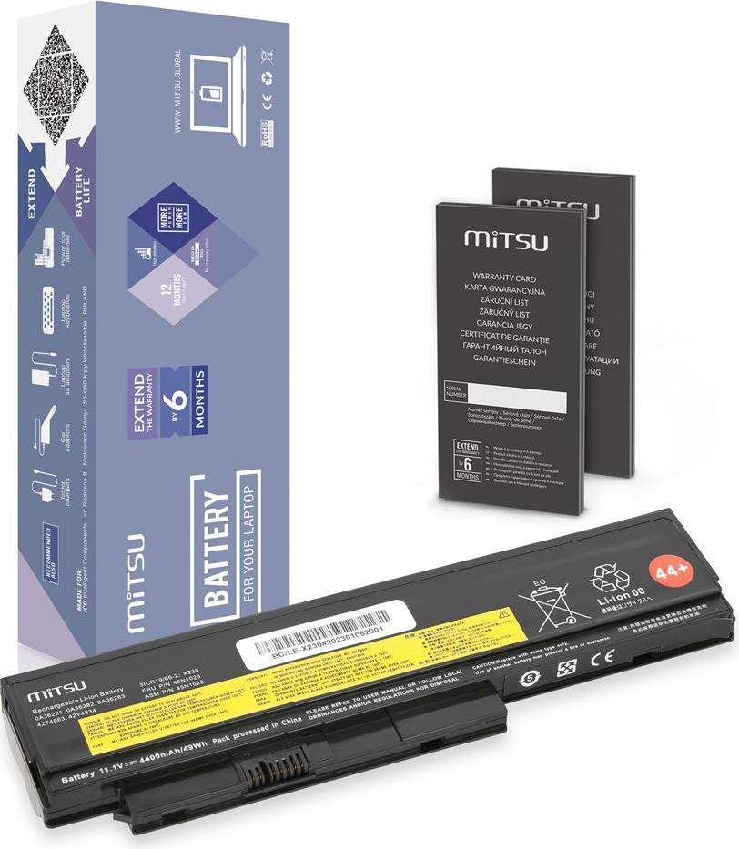Mitsu batterij 42T4901 voor Lenovo X230/X230i