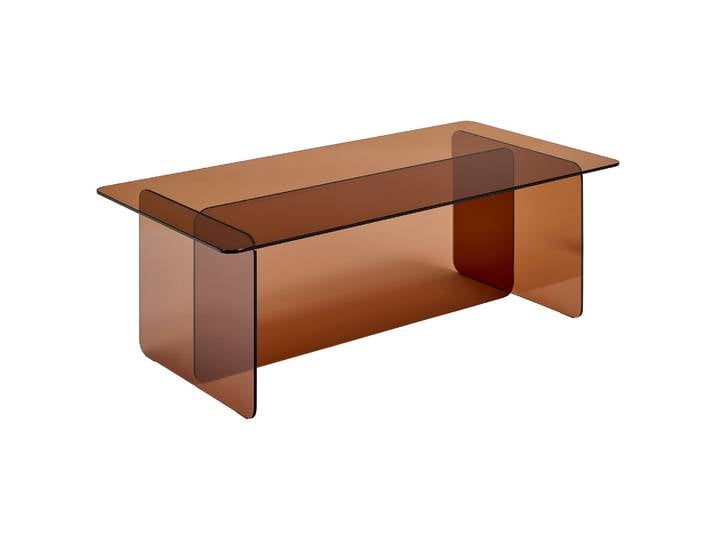 Vetro Couchtisch, Glas 120x60