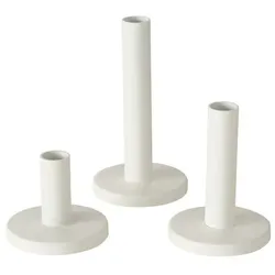 Kerzenleuchter-Set Malko weiß