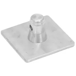 ALUTRUSS SINGLELOCK Bodenplatte M-10 (eckig) MALE