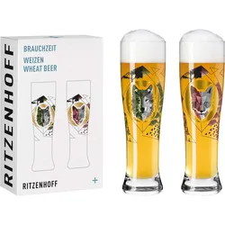 RITZENHOFF Brauchzeit Weizenbierglas-Set #3, #4 Von Sonja Eikler - mehrfarbig