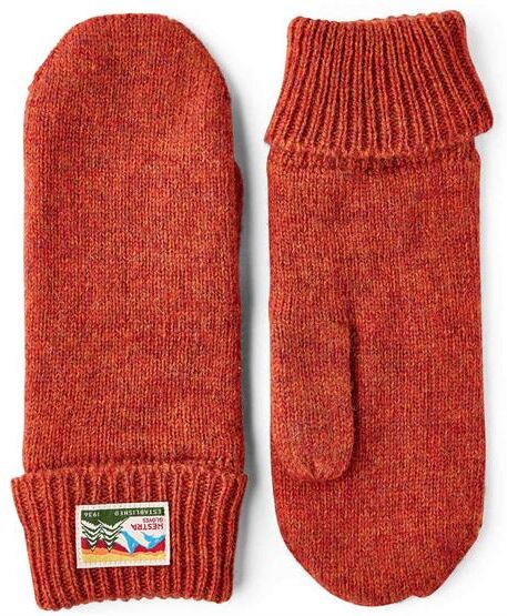 Hestra Raggwool Mitt, Brick Red