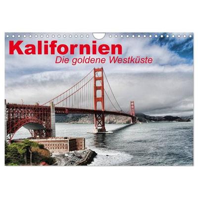 Kalifornien • Die goldene Westküste (Wandkalender 2027 DIN A4 quer), CALVENDO Monatskalender