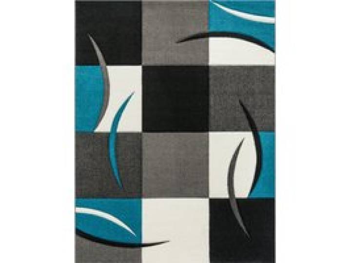Tapis moderne Diamora turquoise 120x170 cm