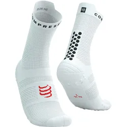 Compressport Unisex Pro Racing Socks V4.0 Run High weiß