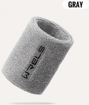 Uplift Picks Quick Dry Absorbent Fitness Wrist Sweatband gray