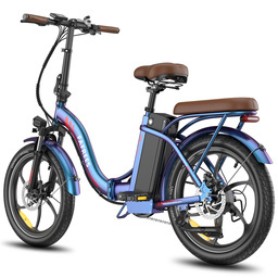 Fafrees F20+ Pro Faltbares Elektrofahrzeug 25 KM/H 36V 25Ah Akku SHIMANO 7-Gang-Schaltung 120 km Reichweite Blau