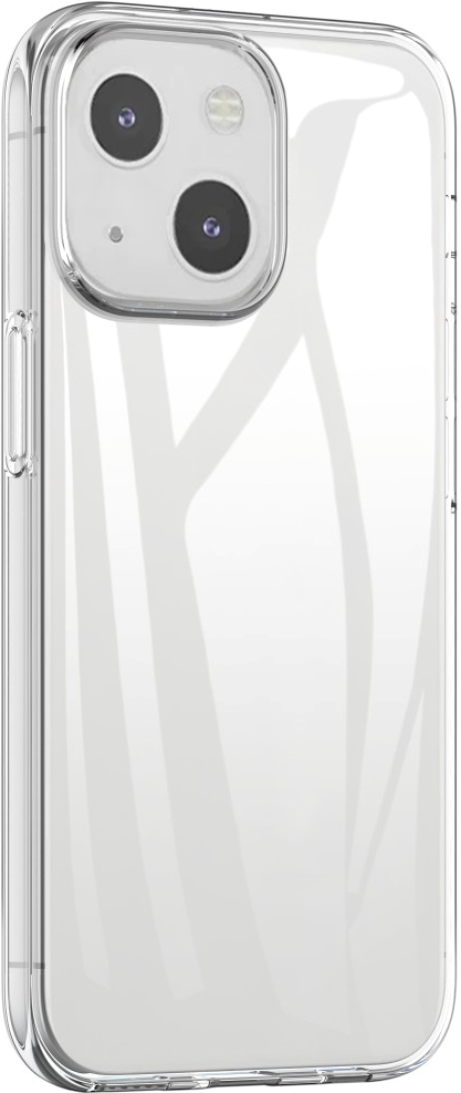 INCOVER iPhone 13 Fleksibel Plastik Bagside Cover - Gennemsigtig