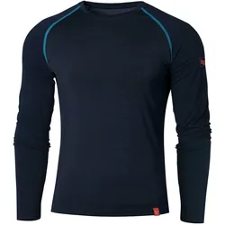 Ein schöner Fleck Erde, Herren, Funktionsshirt, Alpin (L), Blau, Schwarz