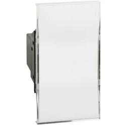 Legrand K4040 LivingNow 2-moduliger Taster 230V mit Namenschild und LED-Beleuchtung