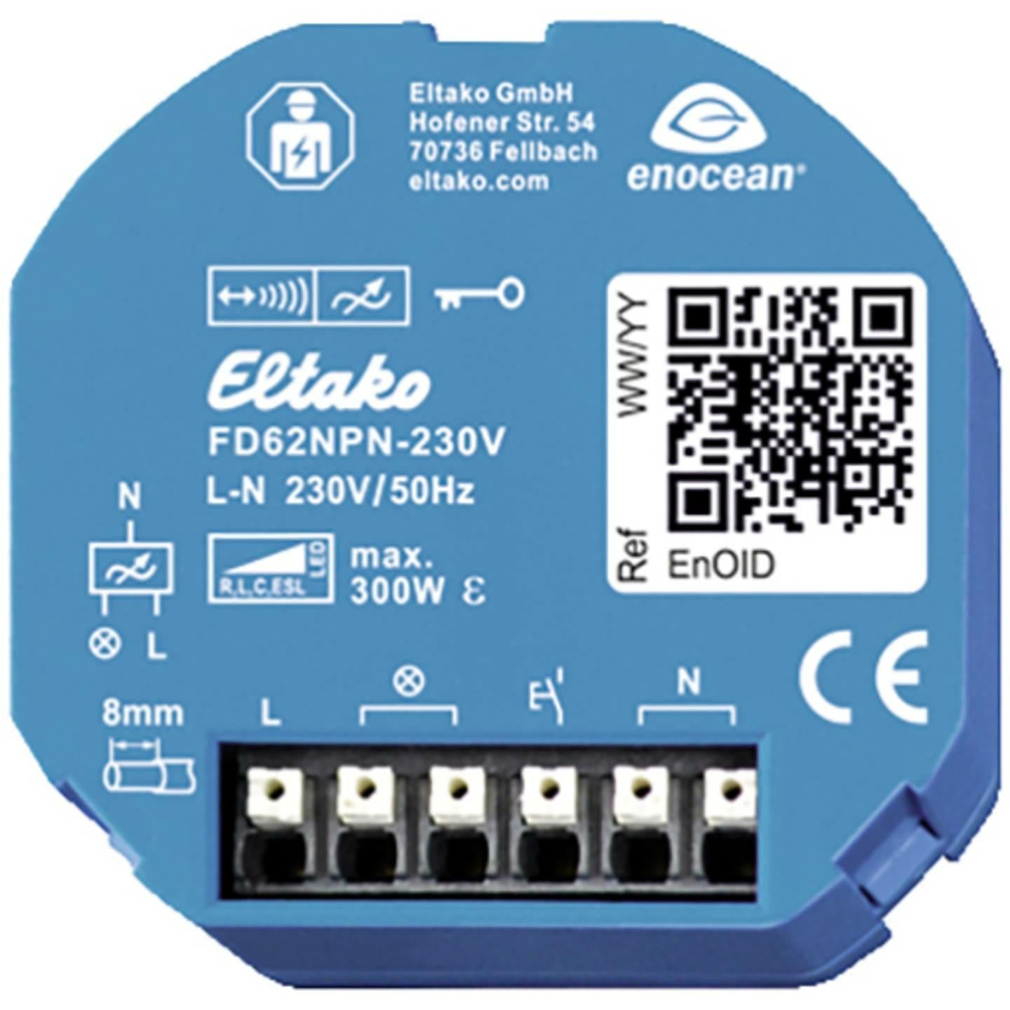 Eltako draadloze universele dimmer FD62NPN-230V