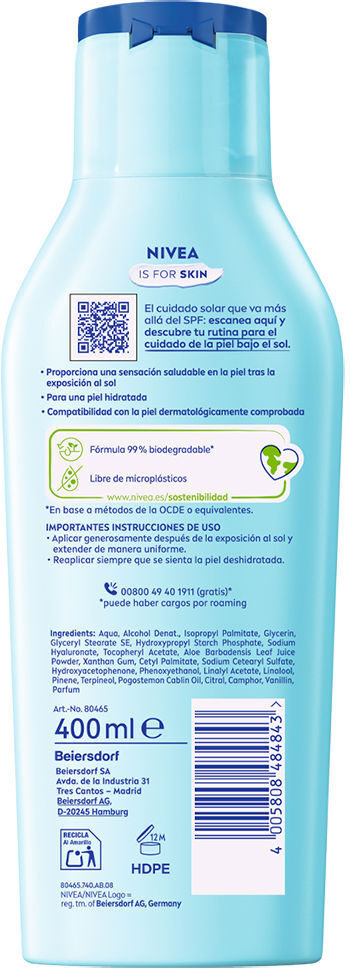 Nivea Soleil Après Soleil Lotion hydratante 400 ml