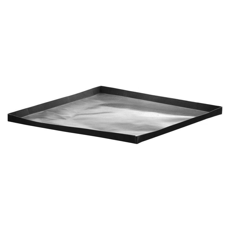 Hendi Hochgeschwindigkeits-Backblech, Antihaftbeschichtet,, Schwarz, 280x280x(H)15mm, Quadratisch (47162433)