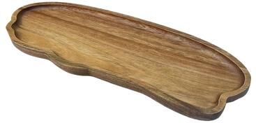Uplift Treasures Japanese Style Cloud Shaped Wooden Serving Tray l
