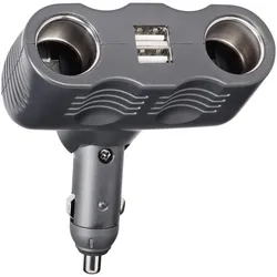 Basetech A13-123 2fach Zigarettenanzünder-Verteiler Anzahl Zigarettenkupplunge, Auto Adapter