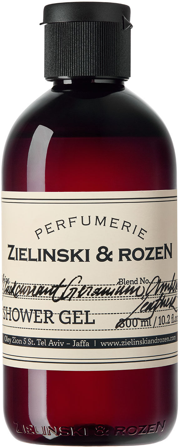 ZIELINSKI & ROZEN Blackcurrant, Gernium, Amber, Leather Shower Gel 300ml