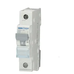 Hager MCN104 Leitungs Schutzschalter 4 A C-Charakteristik 6 kA, 1-polig, 1 Modul