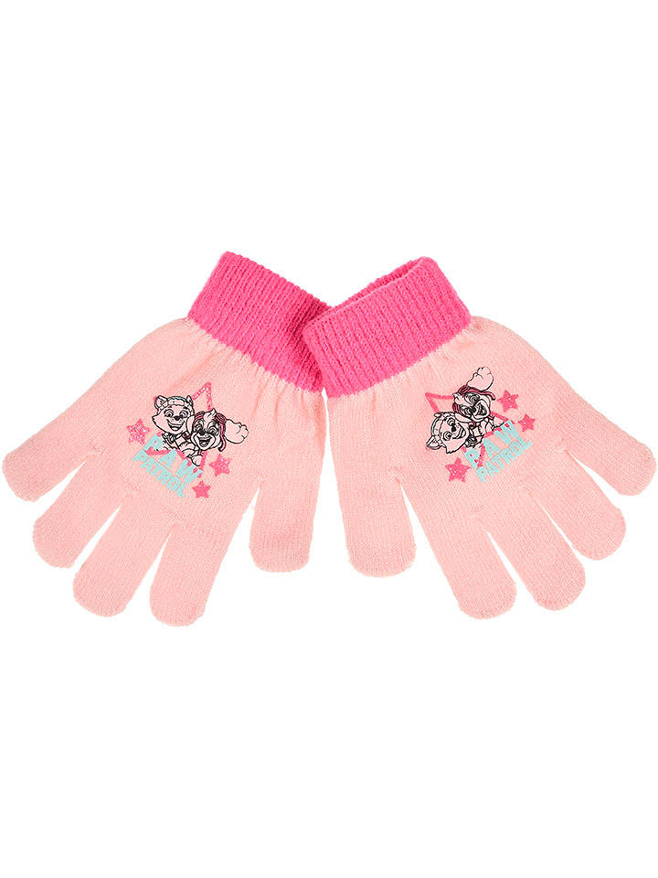 Fingerhandschuhe "Paw Patrol" in Rosa - onesize