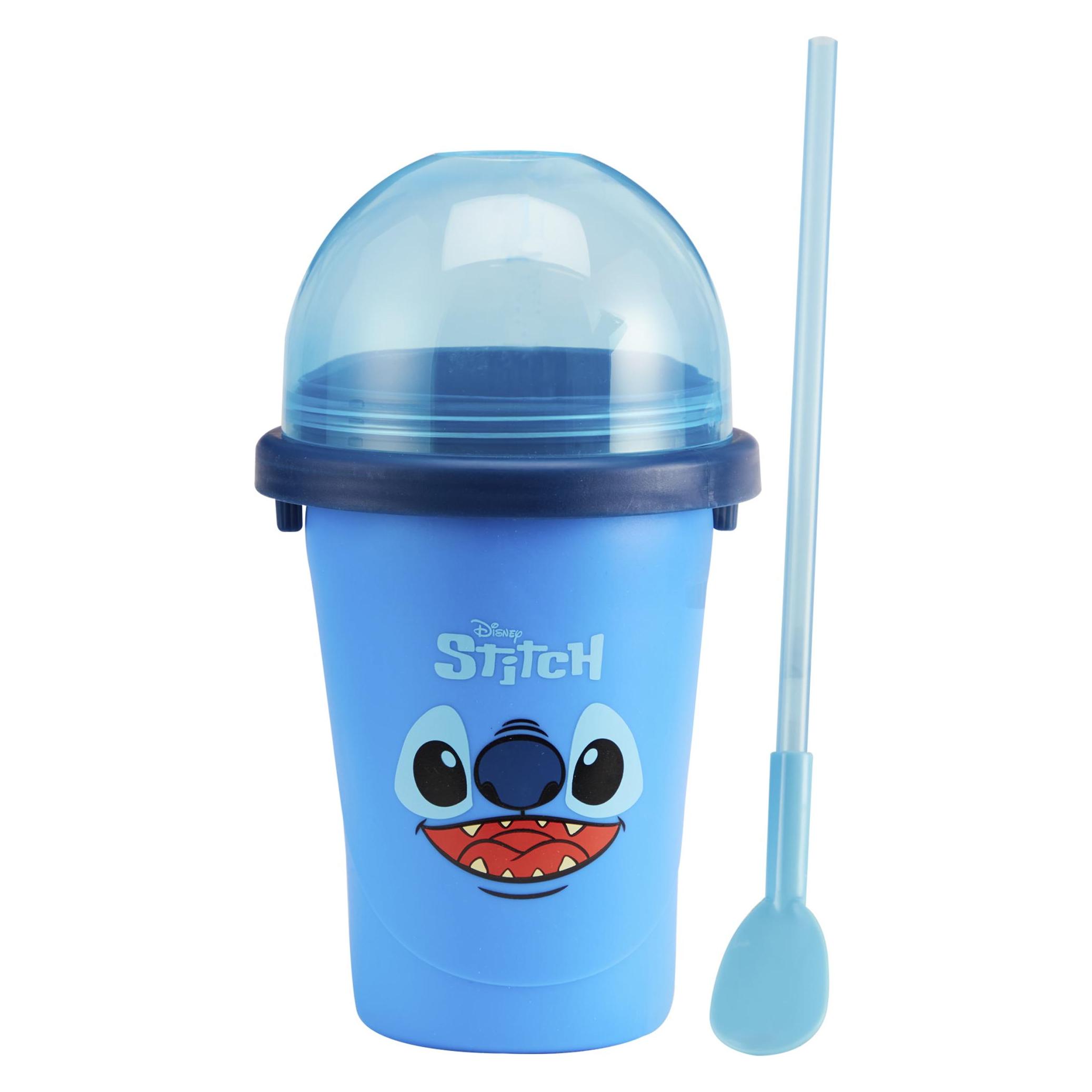 Chill Factor ChillFactor 08258 Disney Reusable Squeeze Cup Maker with Stitch Character Design, Homemade slushies (8258)