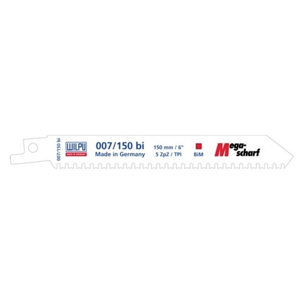 Alarm Werkzeuge 56060040 HSS Bimetall-Säbelsägeblatt, M-Zahnung 5TPI L.205mm 1 (56060040)