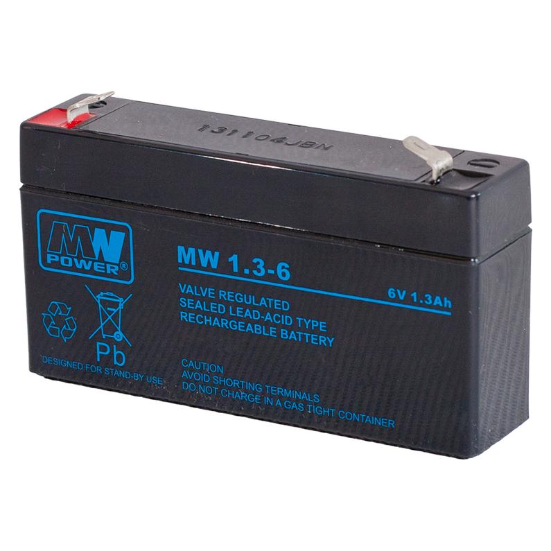 Mw Power MW 1.3-6 USV-Batterie Plombierte Bleisäure (VRLA) 1,3 Ah (MW 1.3-6)