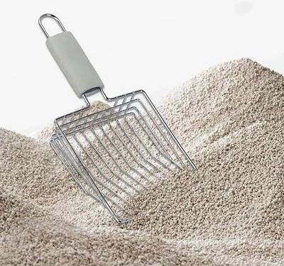 Inspire Essentials CleanSift Heavy Duty Metal Cat Litter Scoop CleanSift Heavy Duty Metal Cat Litter Scoop
