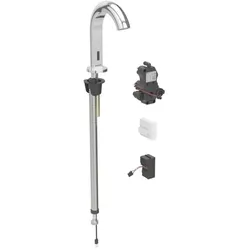 Geberit Piave Waschtischarmatur 116181211 ohne Mischer, Standmontage, Netzbetrieb, Unterputz