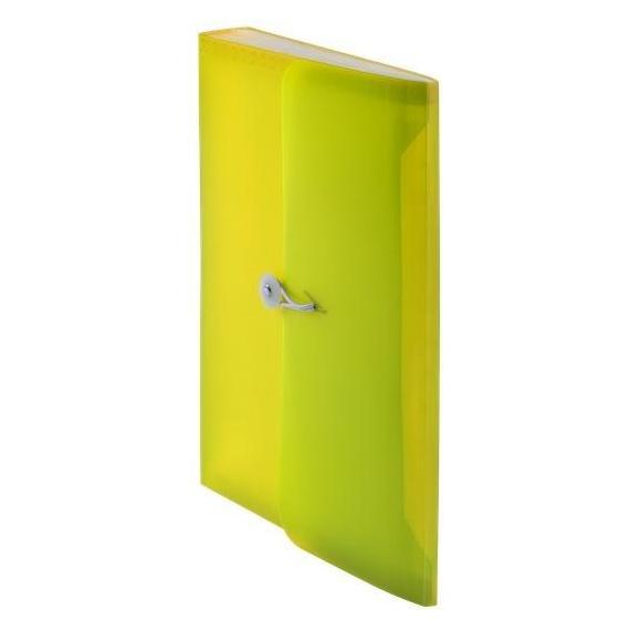 Tetis Klappbare Aktentasche PP mit Gummizug (13) A4 gelb (A4, 1x) (BT622-Y)