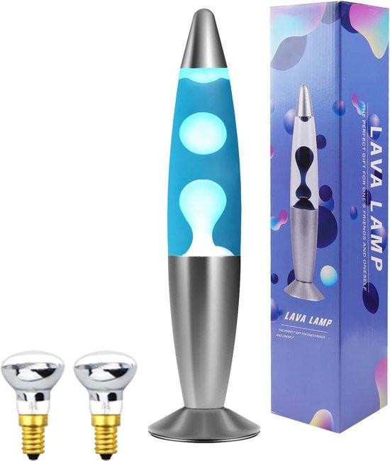 WAN Blauwe LED Lavalamp Sfeerlamp voor op tafel
