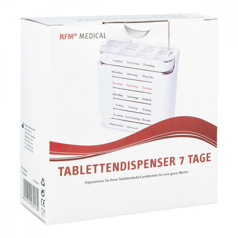 Rehaforum Medical GmbH Tabletten Dispenser 7 Tage Rfm De En Nl 09629107