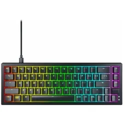 CHERRY xtrfy K5V2 Compact (US, Kabelgebunden), Tastatur, Schwarz