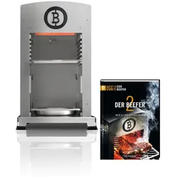 BEEFER One Pro DE/AT 50 mbar Propan 800°C Oberhitzegrill mit Kochbuch "Der BEEFER 2" im Set - 1110001-Set2