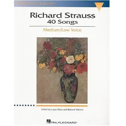 Richard Strauss: 40 Songs: Medium/Low Voice, Fachbücher von Richard Strauss