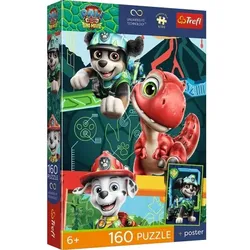 Trefl: PAW Patrol – Dinoabenteuer Premium Plus Kinderpuzzle – 160 Teile