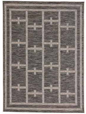 "Collins Indoor/Outdoor Rug - Gray, 2'7"" x 5'3"" - Ballard Designs"