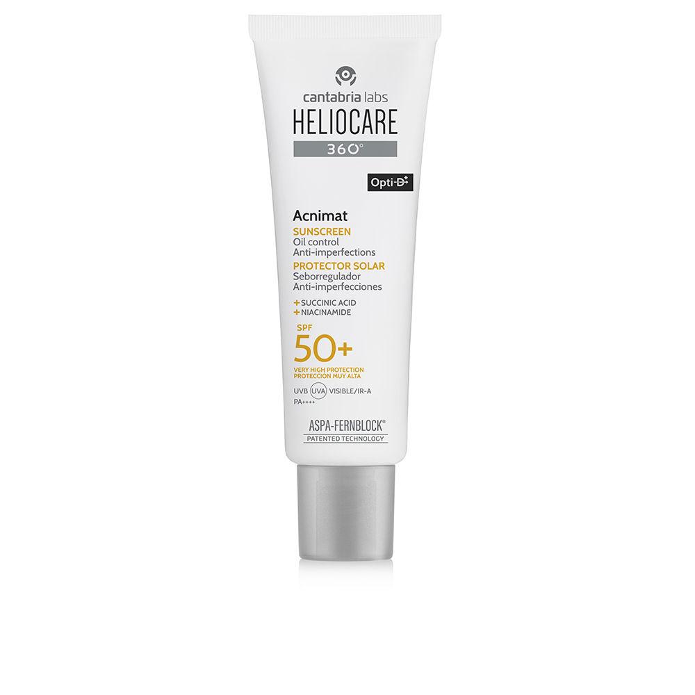 Heliocare 360° Acnimat Zonnebrandcrème Anti-vlek En Matterend Systeem Spf 50+ 50 ml