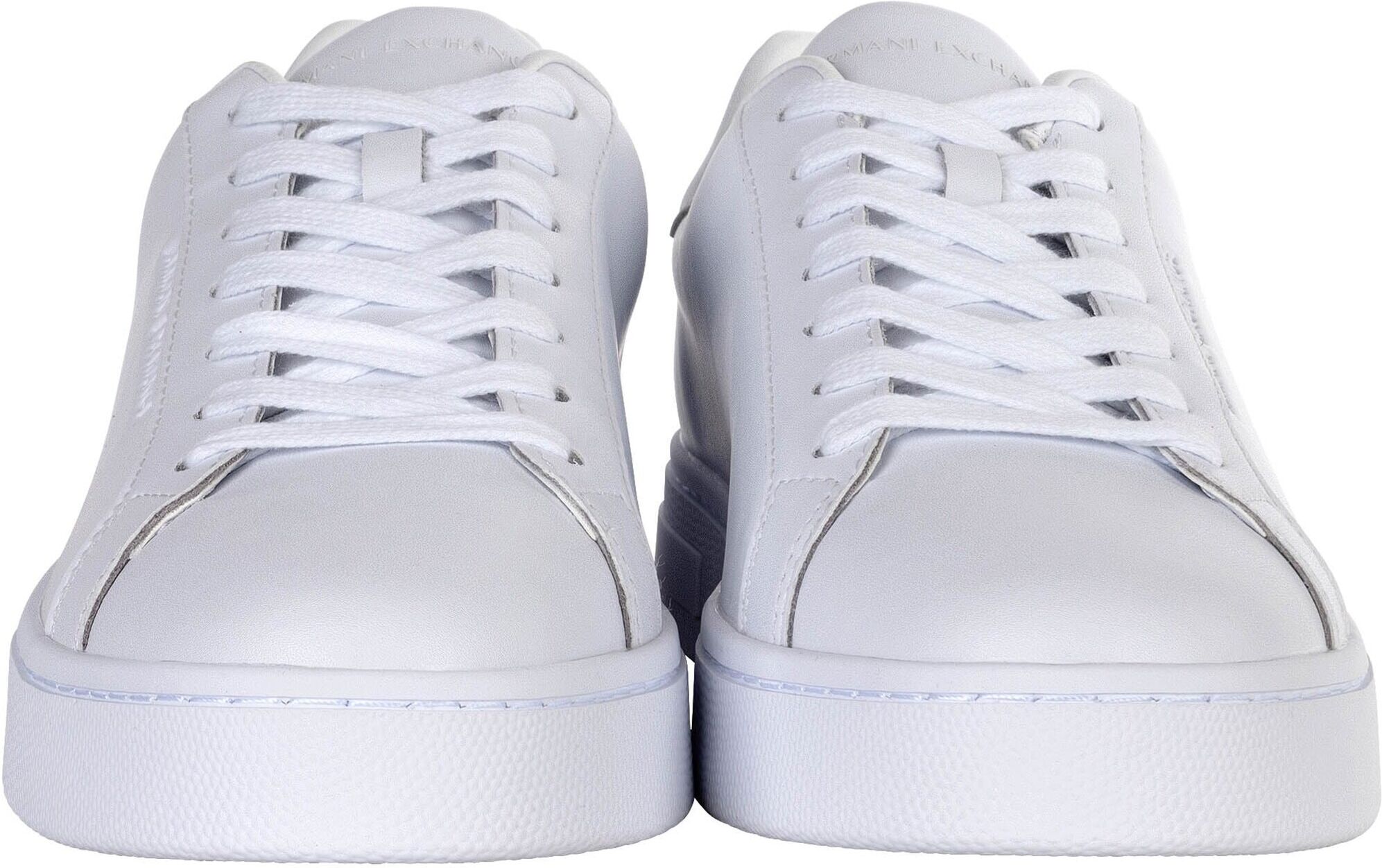 Giorgio Armani Sneaker ARMANI EXCHANGE "Sneaker", Herren, Gr. 43, weiß, Obermaterial: 100% Rindsleder Leather cow., Schuhe Sneaker