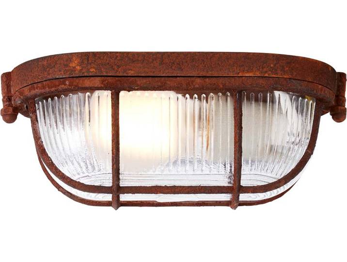 BRILLIANT Applique et plafonnier 21cm Bobbi brun IP20 E27 40 Watt dimmable g. f. Lampe normale