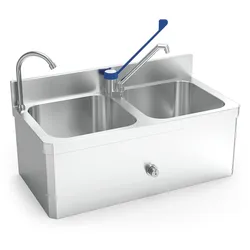 FRICOSMOS-Wandwaschbecken und Spülbecken-Set XS