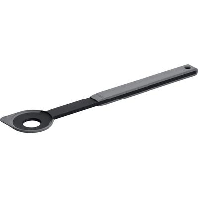 Kochlöffel WOLL "Cook it", grau, B:6cm H:1,5cm, Kunststoff, Silikon, Kochlöffel, Kochlöffel, aus hochwertigem Kunststoff und Silikon